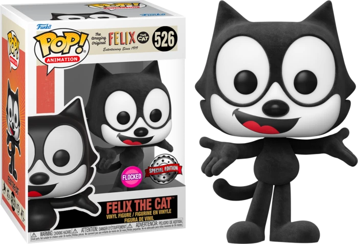 The Amazing Collectables Funko Pop! Felix The Cat - Felix The Cat Flocked #526 Animation 3 The Amazing Collectables Funko Pop! Felix The Cat - Felix The Cat Flocked #526 Animation