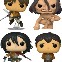 The Amazing Collectables Funko Pop! Attack On Titan - Remember The Titans - Bundle (Set Of 4) Bundles