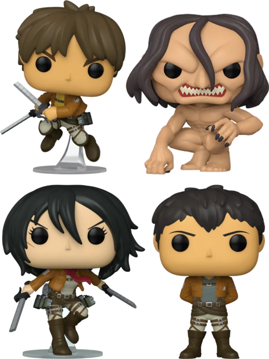 The Amazing Collectables Funko Pop! Attack On Titan - Remember The Titans - Bundle (Set Of 4) Bundles 3 The Amazing Collectables Funko Pop! Attack On Titan - Remember The Titans - Bundle (Set Of 4) Bundles