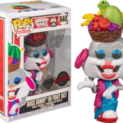 The Amazing Collectables Funko Pop! Looney Tunes - Bugs Bunny With Fruit Hat Diamond Glitter 80th Anniversary #840 Animation