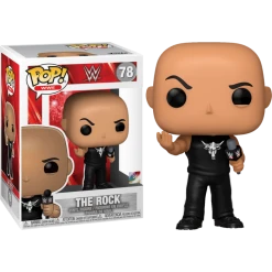 The Amazing Collectables Funko Pop! WWE - The Rock With Microphone #78 Sports