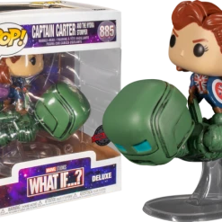 The Amazing Collectables Funko Pop! Marvel: What If… - Captain Carter And The Hydra Stomper Year Of The Shield Deluxe #885