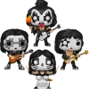 The Amazing Collectables Bundles Funko Pop! Kiss - I Was Made For Poppin' You Glow In The Dark - Bundle (Set Of 4)