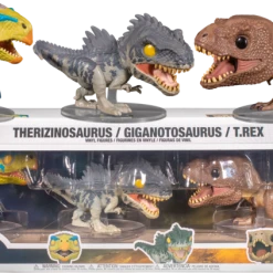 The Amazing Collectables Funko Pop! Jurassic World: Dominion - Therizinosaurus, Giganotosaurus & T-Rex - 3-Pack