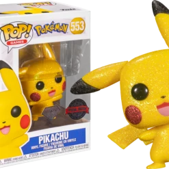 The Amazing Collectables Latest Additions Funko Pop! Pokemon - Pikachu Waving Diamond Glitter #553
