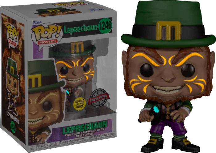 The Amazing Collectables Movies Funko Pop! Leprechaun (1993) - Lubdan The Leprechaun With Flashlight Glow In The Dark #1246 4 The Amazing Collectables Movies Funko Pop! Leprechaun (1993) - Lubdan The Leprechaun With Flashlight Glow In The Dark #1246
