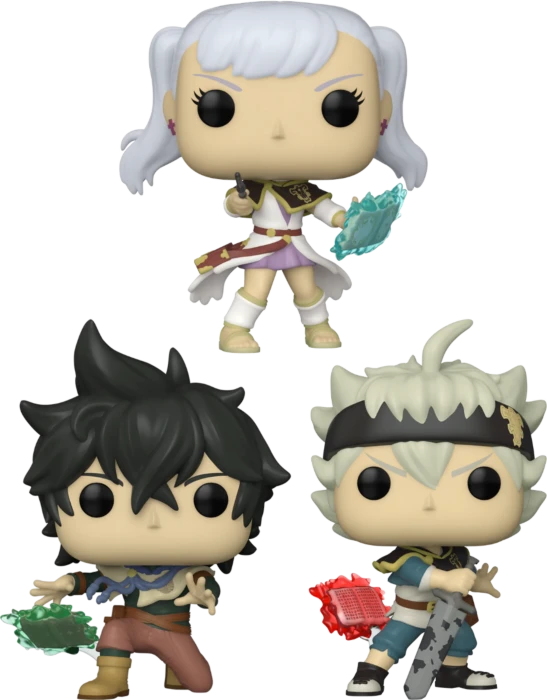 The Amazing Collectables Funko Pop! Black Clover - Crimson & Clover - Bundle (Set Of 3) 3 The Amazing Collectables Funko Pop! Black Clover - Crimson & Clover - Bundle (Set Of 3)