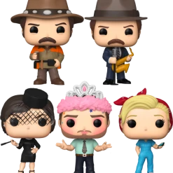 The Amazing Collectables Funko Pop! Parks And Recreation - Dukes Of Pawnee - Bundle (Set Of 5)