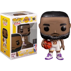 The Amazing Collectables Funko Pop! NBA Basketball - LeBron James L.A. Lakers Alternate #90 Sports