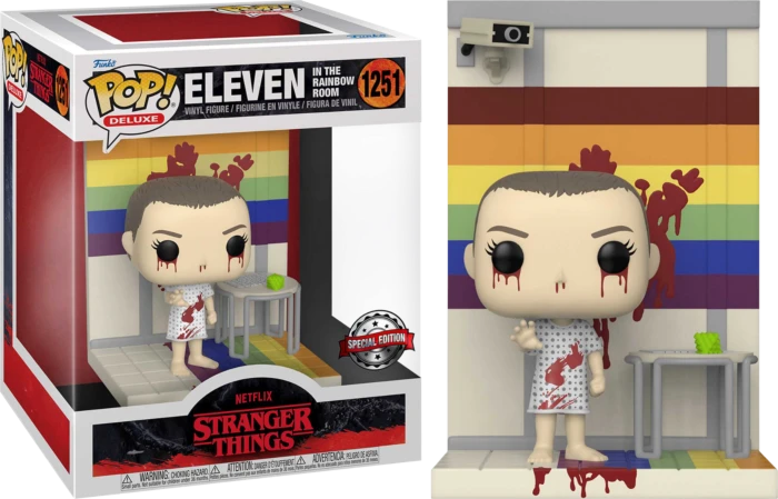 The Amazing Collectables Funko Pop! Stranger Things 4 - Eleven In The Rainbow Room Deluxe #1251 3 The Amazing Collectables Funko Pop! Stranger Things 4 - Eleven In The Rainbow Room Deluxe #1251