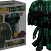 The Amazing Collectables Movies Funko Pop! The Matrix Resurrections - Neo In Matrix Glow In The Dark #1172