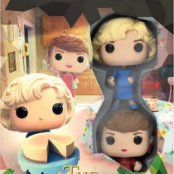The Amazing Collectables Television Funkoverse - The Golden Girls - Blanche & Rose Pop! - Strategy Game 2-Pack