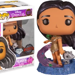 The Amazing Collectables Funko Pop! Pocahontas (1995) - Pocahontas Ultimate Disney Princess Diamond Glitter #1017 Latest Additions