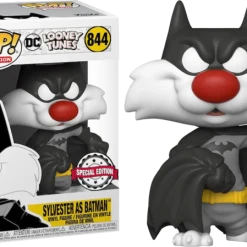 The Amazing Collectables Funko Pop! Looney Tunes - Sylvester As Batman #844 Animation