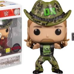 The Amazing Collectables Funko Pop! WWE - Shawn Michaels In D-Generation X Summerslam 2009 With Enamel Pin #101