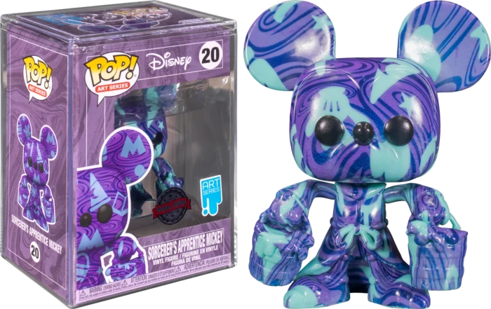 The Amazing Collectables Funko Pop! Mickey Mouse - Apprentice Mickey Artist Series Pop! Vinyl Figure With Pop! Protector #20 3 The Amazing Collectables Funko Pop! Mickey Mouse - Apprentice Mickey Artist Series Pop! Vinyl Figure With Pop! Protector #20