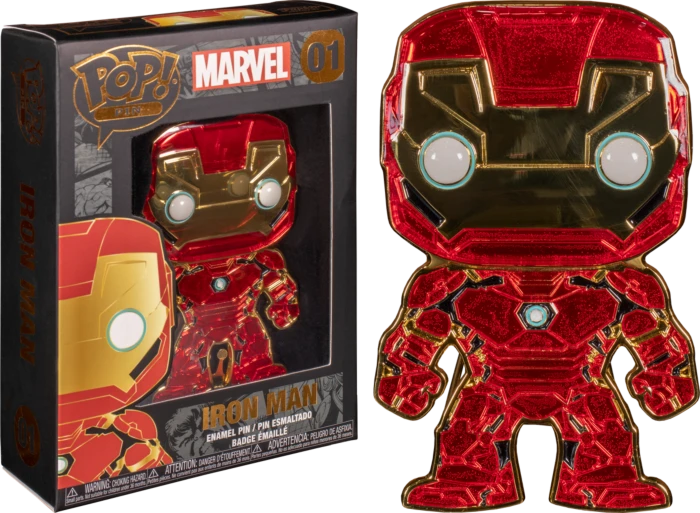The Amazing Collectables Chase Chance! Funko Pop! The Avengers - Iron Man 4” Enamel Pin #01 3 The Amazing Collectables Chase Chance! Funko Pop! The Avengers - Iron Man 4” Enamel Pin #01