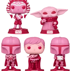 The Amazing Collectables Bundles Funko Pop! Star Wars: The Mandalorian - Valentine's Day - Bundle (Set Of 5)