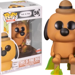 The Amazing Collectables Funko Pop! KC Green - This Is Fine Dog #56 Icons