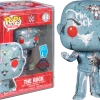 The Amazing Collectables Funko Pop! WWE - The Rock Brahma Bull Artist Series With Pop! Protector #44