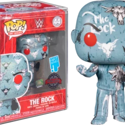 The Amazing Collectables Funko Pop! WWE - The Rock Brahma Bull Artist Series With Pop! Protector #44
