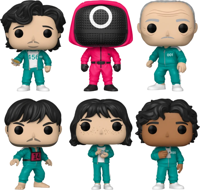 The Amazing Collectables Funko Pop! Squid Game - Red Light, Green - Bundle (Set Of 6) Bundles 3 The Amazing Collectables Funko Pop! Squid Game - Red Light, Green - Bundle (Set Of 6) Bundles