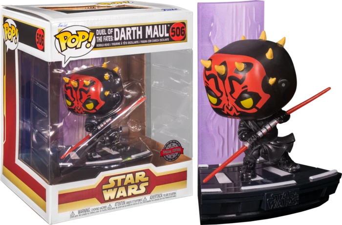 The Amazing Collectables Funko Pop! Star Wars Episode I: The Phantom Menace - Darth Maul Duel Of The Fates Deluxe #506 3 The Amazing Collectables Funko Pop! Star Wars Episode I: The Phantom Menace - Darth Maul Duel Of The Fates Deluxe #506