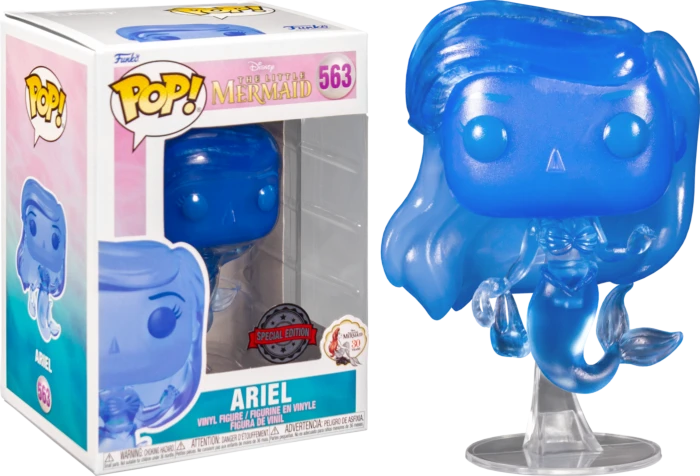 The Amazing Collectables Latest Additions Funko Pop! The Little Mermaid (1989) - Ariel With Bag Blue Translucent #563 3 The Amazing Collectables Latest Additions Funko Pop! The Little Mermaid (1989) - Ariel With Bag Blue Translucent #563