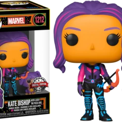 The Amazing Collectables Funko Pop! Hawkeye (2021) - Kate Bishop With Lucky Blacklight #1212