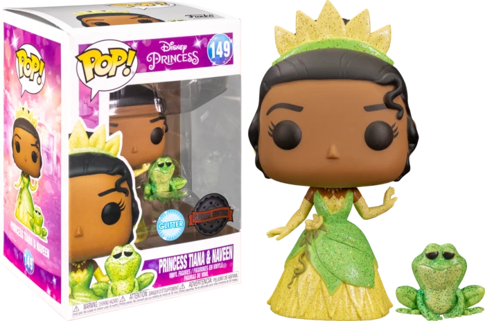 The Amazing Collectables Funko Pop! The Princess And The Frog - Princess Tiana And Naveen Glitter #419 3 The Amazing Collectables Funko Pop! The Princess And The Frog - Princess Tiana And Naveen Glitter #419
