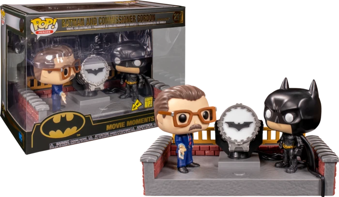 The Amazing Collectables Funko Pop! Batman Begins - Batman & Commissioner Gordon With Light Up Bat Signal 80th Anniversary Movie Moments - 2-Pack #291 Latest Additions 3 The Amazing Collectables Funko Pop! Batman Begins - Batman & Commissioner Gordon With Light Up Bat Signal 80th Anniversary Movie Moments - 2-Pack #291 Latest Additions