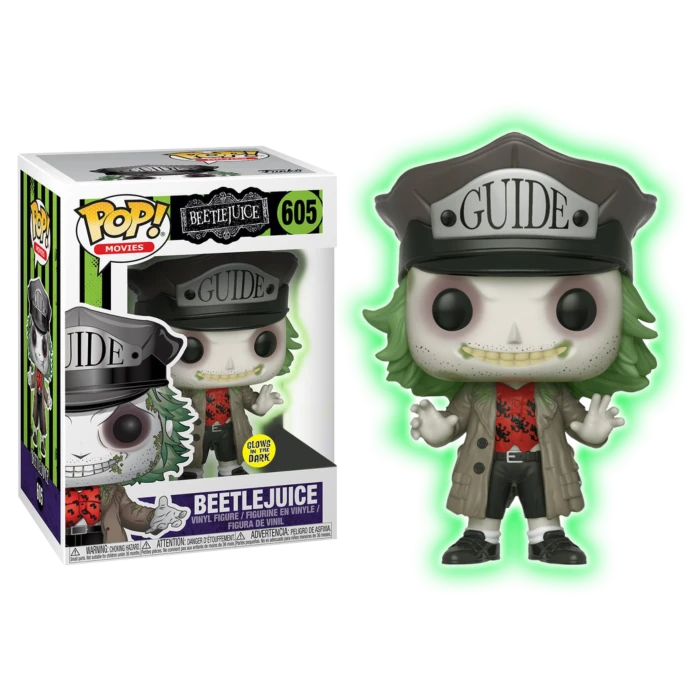 The Amazing Collectables Movies Funko Pop! Beetlejuice - Beetlejuice With Guide Hat Glow In The Dark #605 3 The Amazing Collectables Movies Funko Pop! Beetlejuice - Beetlejuice With Guide Hat Glow In The Dark #605