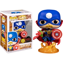 The Amazing Collectables Funko Pop! Infinity Warps - Soldier Supreme Glow In The Dark #679 Latest Additions