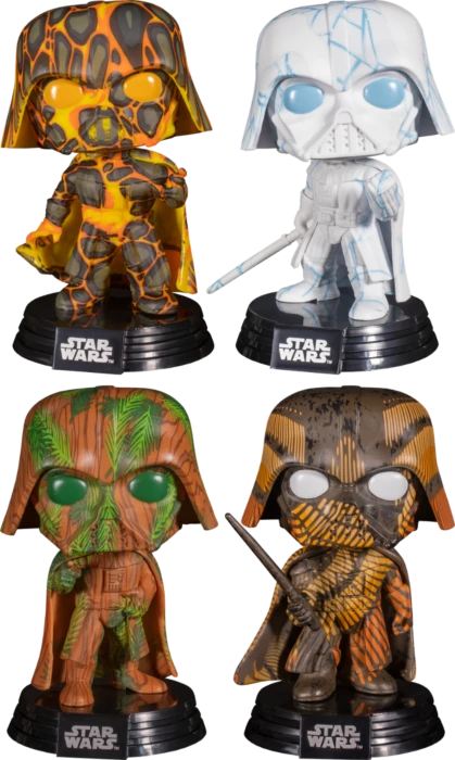 The Amazing Collectables Funko Pop! Star Wars - Darth Vader Mustafar, Hoth, Endor & Bespin Artist Series - Bundle (Set Of 4) Bundles 3 The Amazing Collectables Funko Pop! Star Wars - Darth Vader Mustafar, Hoth, Endor & Bespin Artist Series - Bundle (Set Of 4) Bundles