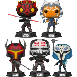 The Amazing Collectables Funko Pop! Star Wars: The Clone Wars - Mandos & Commandos - Bundle (Set Of 5)