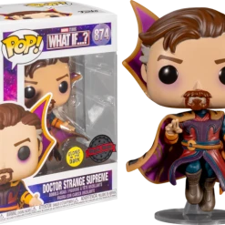 The Amazing Collectables Funko Pop! Marvel: What If… - Doctor Strange Supreme Glow In The Dark #874