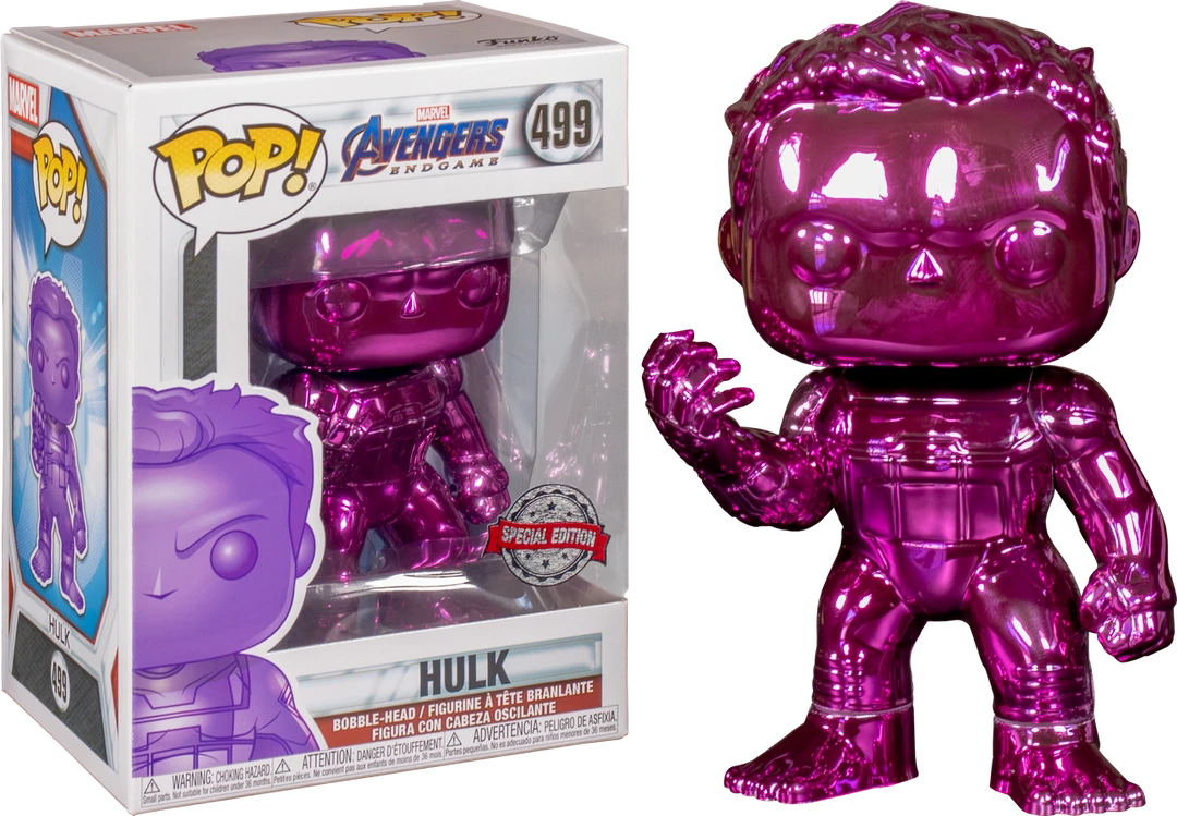 The Amazing Collectables Funko Pop! Avengers 4: Endgame - Hulk With Nano Gauntlet Chrome 6” - Bundle (Set Of 6) Bundles 4 The Amazing Collectables Funko Pop! Avengers 4: Endgame - Hulk With Nano Gauntlet Chrome 6” - Bundle (Set Of 6) Bundles