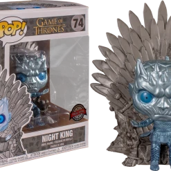 The Amazing Collectables Television Funko Pop! Game Of Thrones - Night King On Throne Metallic Deluxe #74