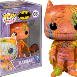 The Amazing Collectables Funko Pop! Batman - Batman Orange Artist Series With Pop! Protector # 03