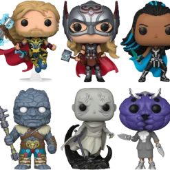 The Amazing Collectables Funko Pop! Thor 4: Love And Thunder - Four To The Thor - Bundle (Set Of 6)