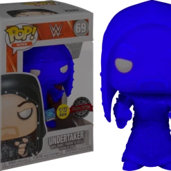 The Amazing Collectables Funko Pop! WWE - The Undertaker Hooded Glow In The Dark #69