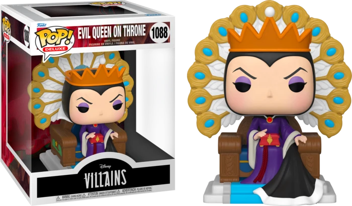 The Amazing Collectables Funko Pop! Snow White And The Seven Dwarfs - Evil Queen On Throne Deluxe #1088 3 The Amazing Collectables Funko Pop! Snow White And The Seven Dwarfs - Evil Queen On Throne Deluxe #1088