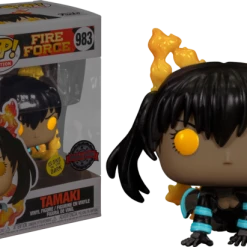 The Amazing Collectables Funko Pop! Fire Force - Tamaki With Fire Glow In The Dark #983 Animation