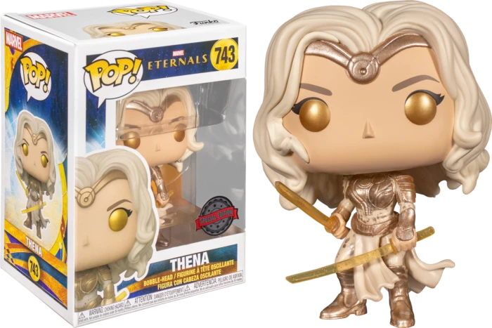 The Amazing Collectables Funko Pop! Eternals (2021) - Thena With Two Swords #743 Latest Additions 3 The Amazing Collectables Funko Pop! Eternals (2021) - Thena With Two Swords #743 Latest Additions