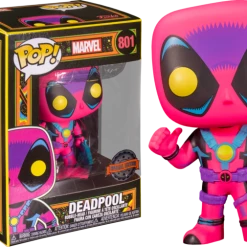 The Amazing Collectables Blacklight ✨ Funko Pop! Marvel: Blacklight - Deadpool Blacklight #801