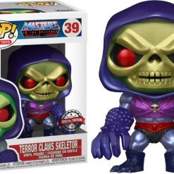 The Amazing Collectables Funko Pop! Masters Of The Universe - Skeletor With Terror Claws Metallic #39