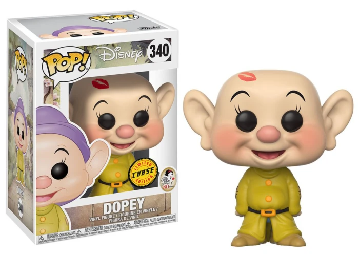The Amazing Collectables Funko Pop! Snow White And The Seven Dwarfs - Dopey #340 - Chase Chance Chase Chance! 4 The Amazing Collectables Funko Pop! Snow White And The Seven Dwarfs - Dopey #340 - Chase Chance Chase Chance!