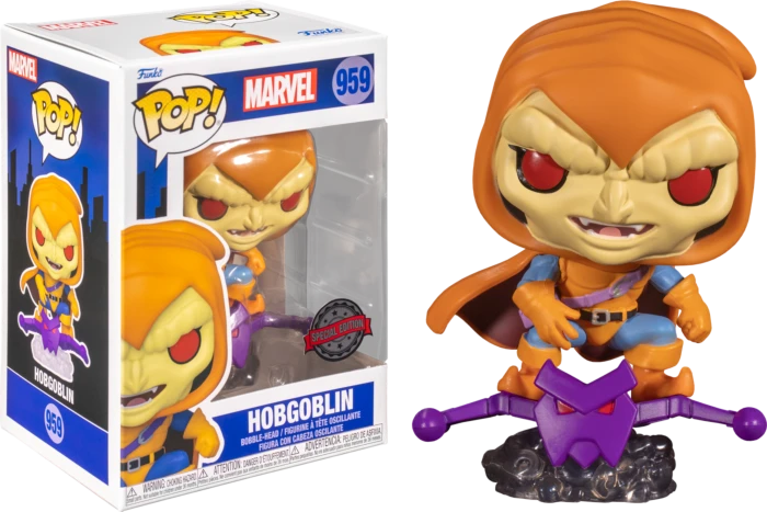 The Amazing Collectables Funko Pop! Spider-Man: The Animated Series - Hobgoblin #959 3 The Amazing Collectables Funko Pop! Spider-Man: The Animated Series - Hobgoblin #959