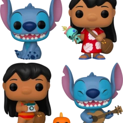 The Amazing Collectables Funko Pop! Lilo & Stitch - A Rather Pudgy - Bundle (Set Of 4)