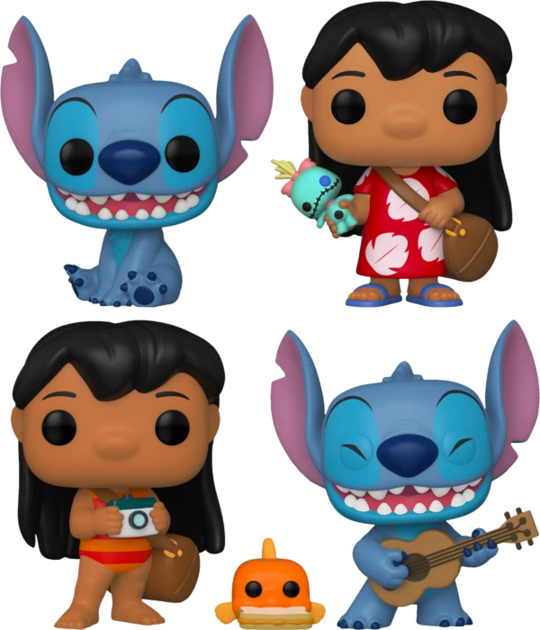 The Amazing Collectables Funko Pop! Lilo & Stitch - A Rather Pudgy - Bundle (Set Of 4) 3 The Amazing Collectables Funko Pop! Lilo & Stitch - A Rather Pudgy - Bundle (Set Of 4)